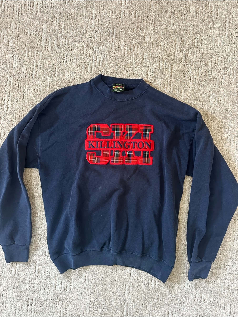Vintage Ski Killington Vermont Navy Crewneck Sweatshirt